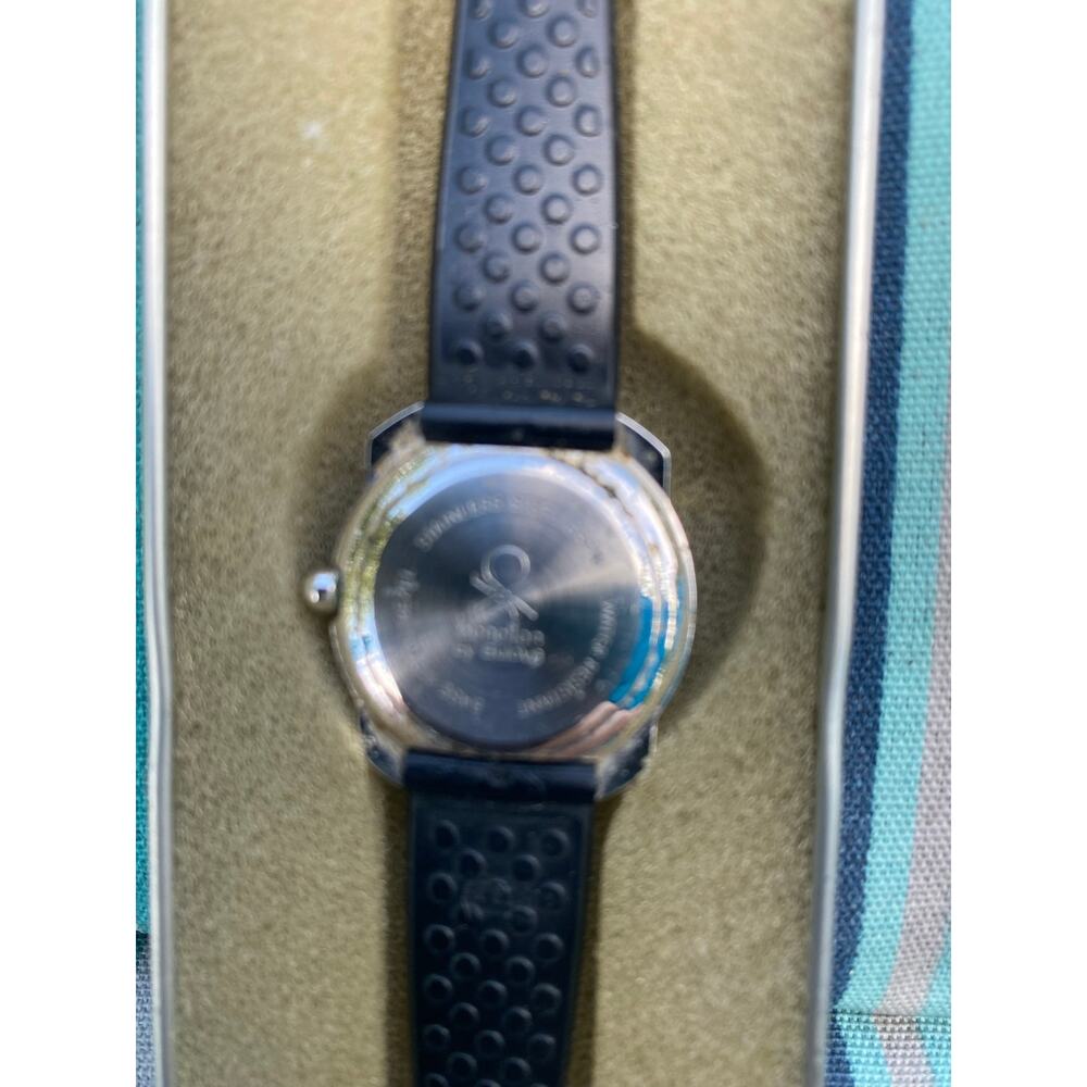 New in box United Colors of Benetton by Bullova World Time Wrist Watch VTG - Picture 5 of 7